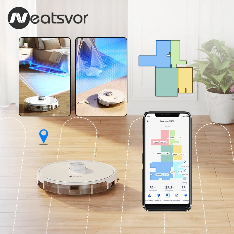 Neatsvor S600 Robot Vacuum Cleaner