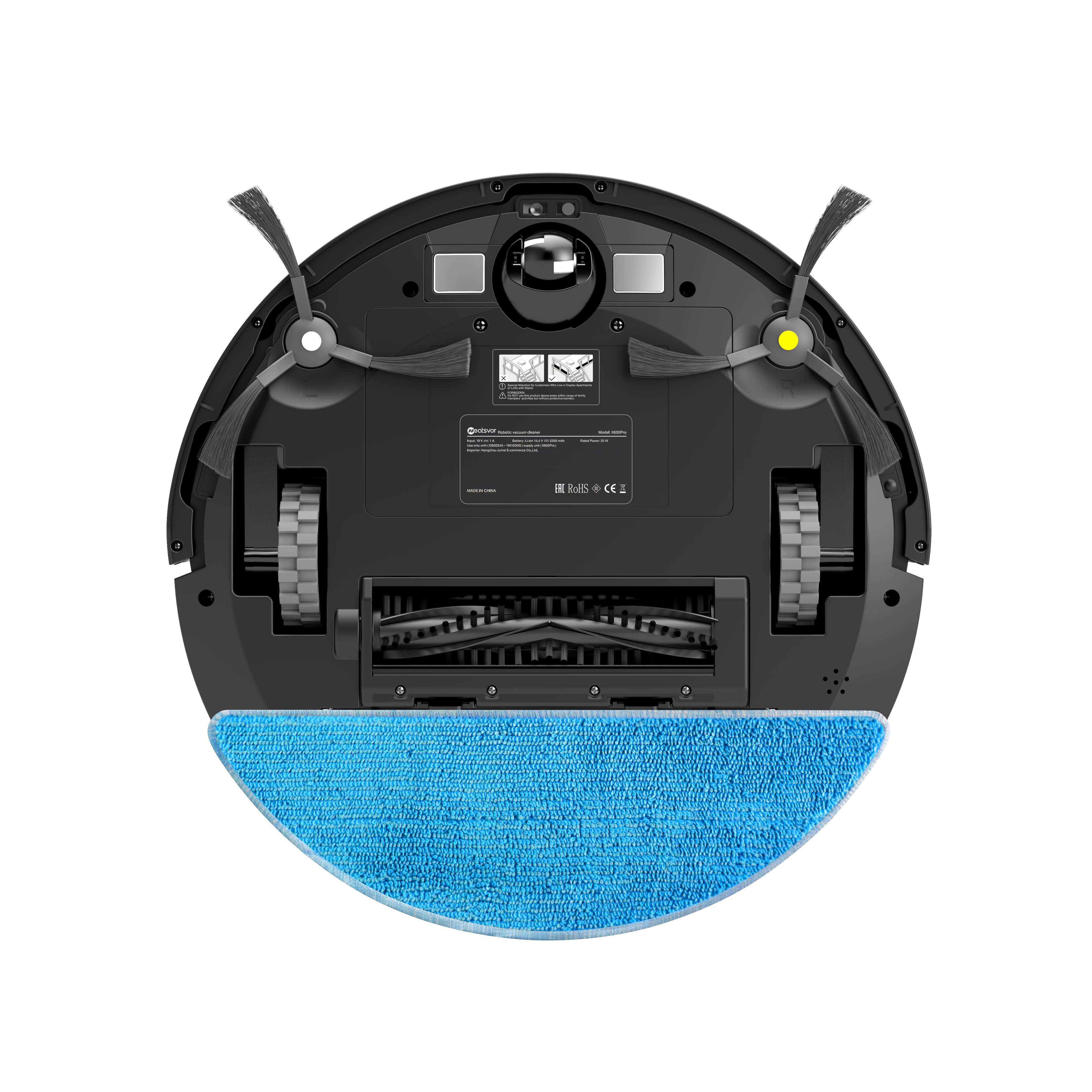 Neatsvor X600Pro Black Robot Vacuum Cleaner